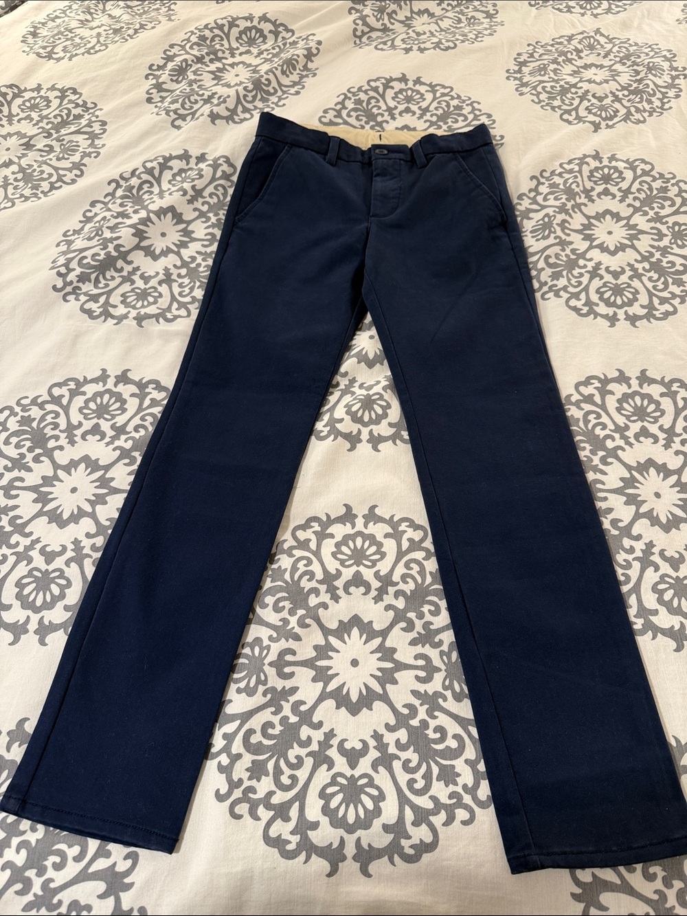 NWOT Gap Kids Navy Flat Front Trousers